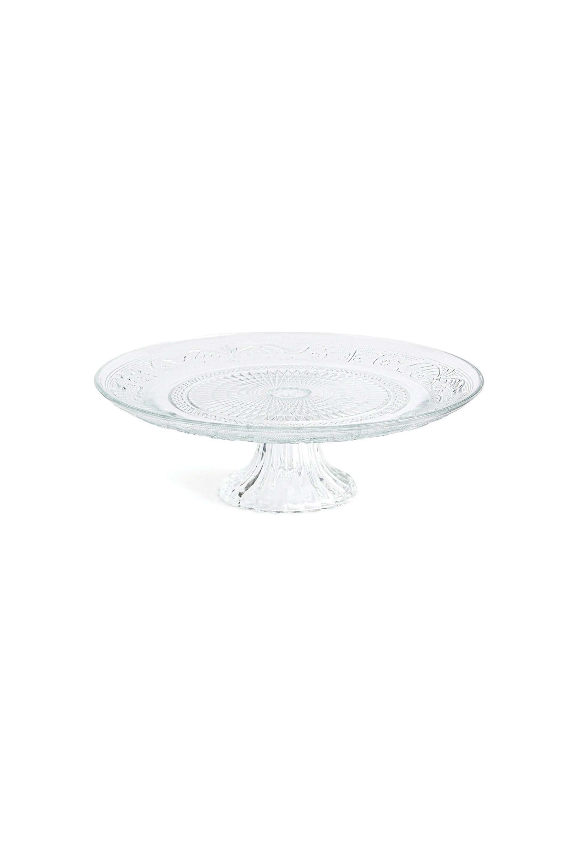 Dit mooie taartplateau van glas is een prachtige ondergrond voor je taart, macarons, bonbons, of andere heerlijke zoete lekkernijen!