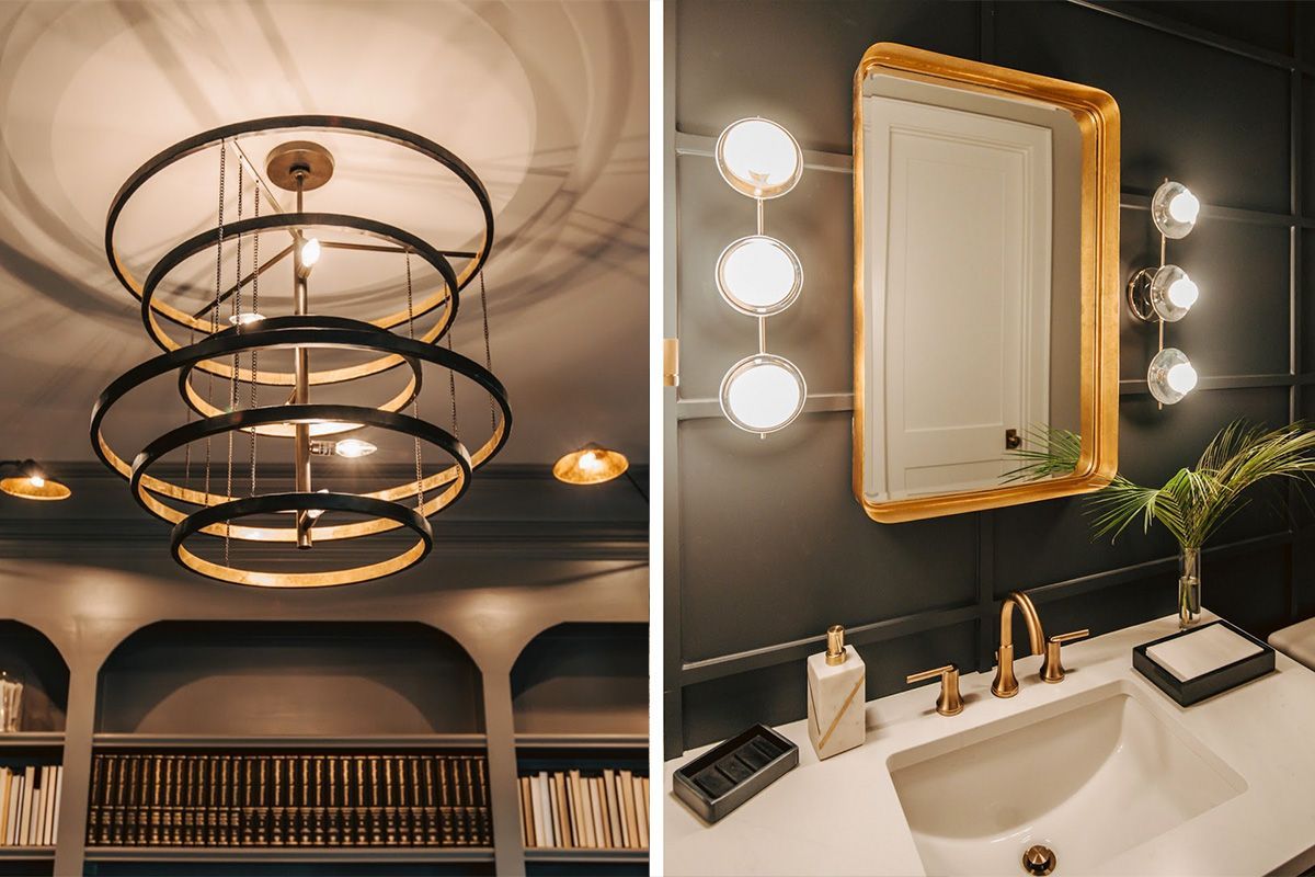 lighting trend - geometric shape fixtures