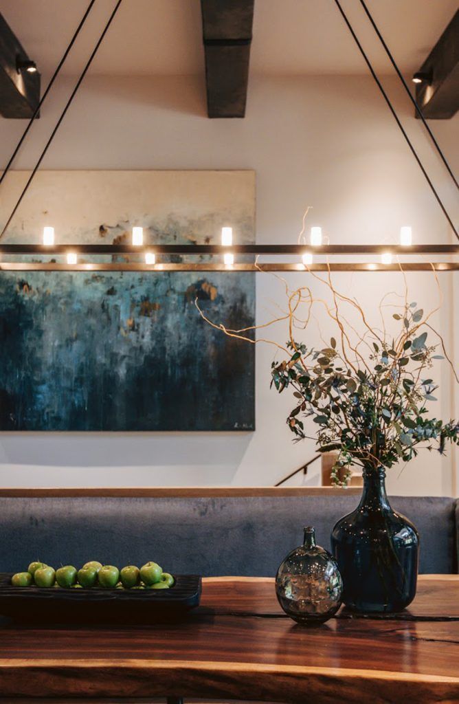 modern lighting idea for the holidays
