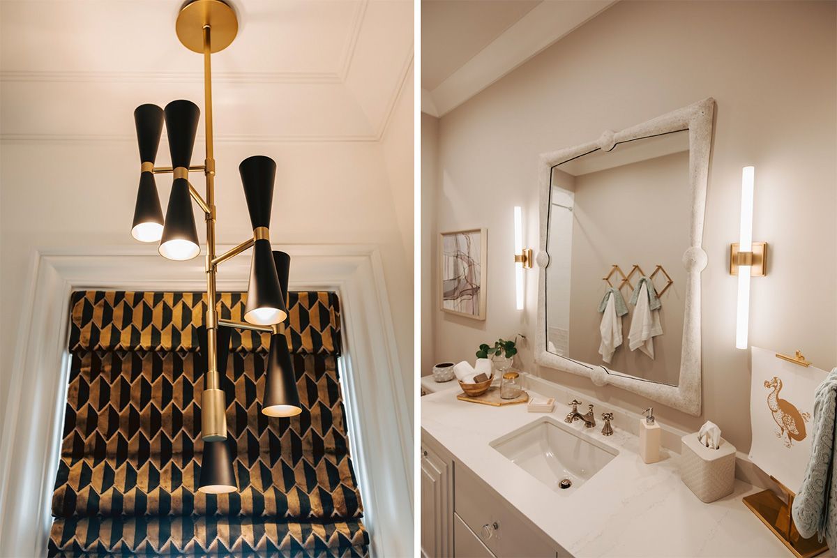 Lighting trend - modern clean lines light fixtures