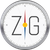 A compass with the letter z and g on it
