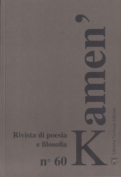 60 Kamen Casa editrice Libreria Ticinum Editore Voghera