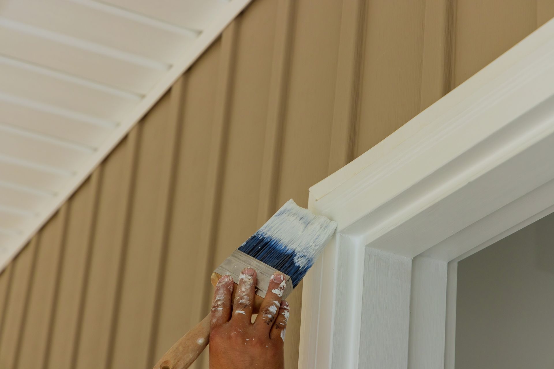 Painting the door