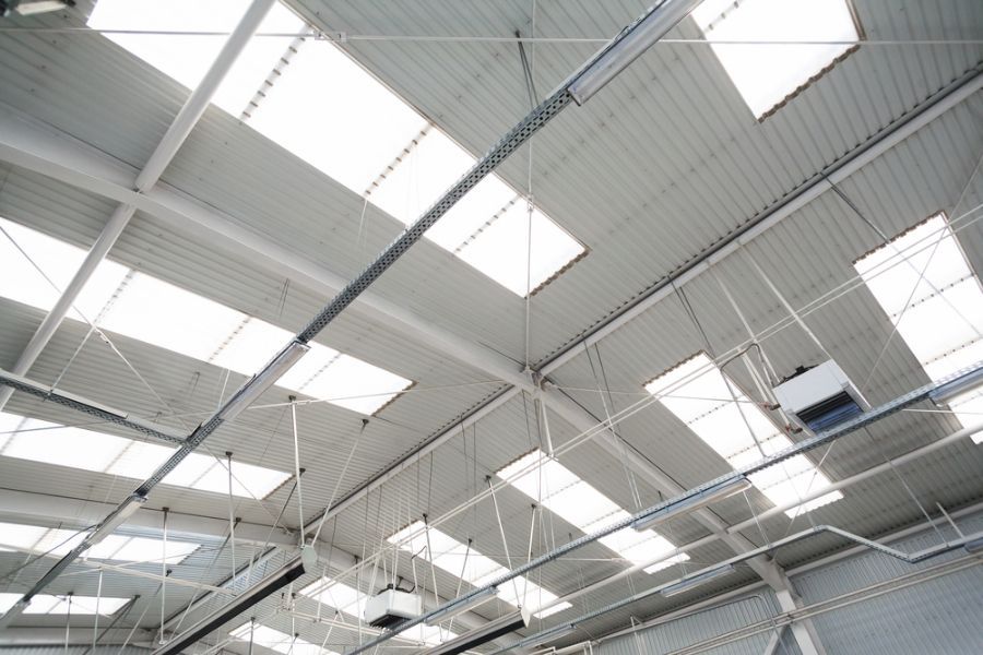 Interior Of Steel Shed — Shed Kits in Yamba, NSW