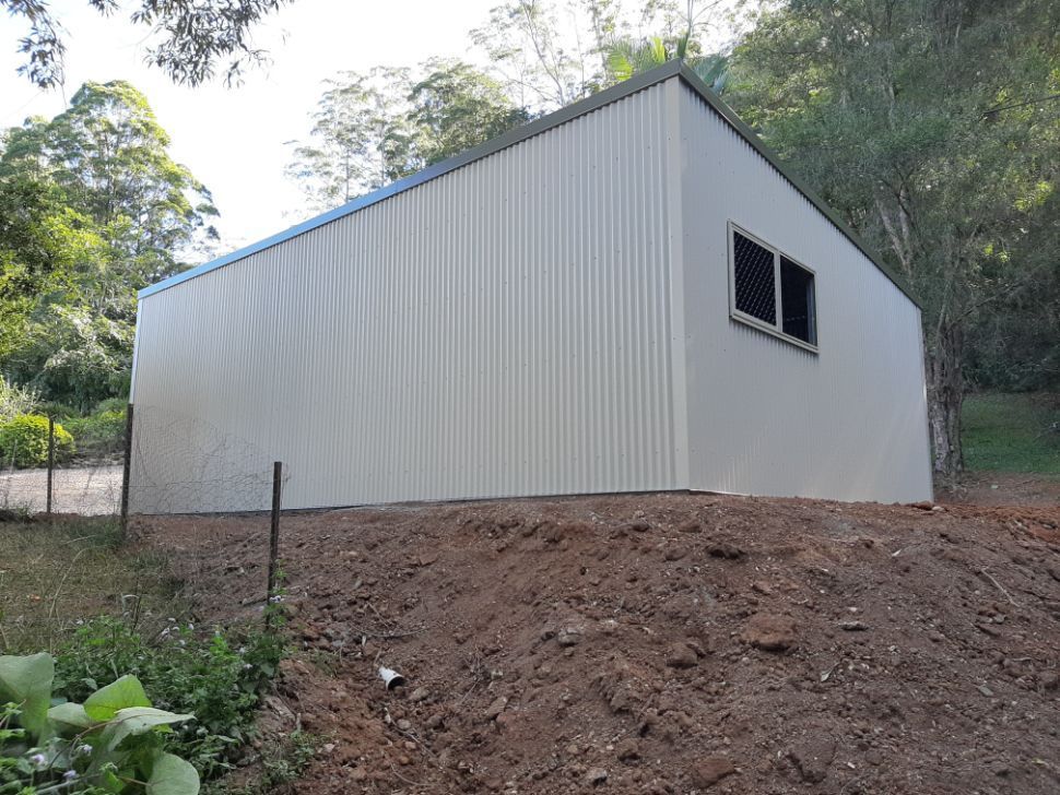 White Metal Shed Kit for Sale — Shed Kits in Lismore, NSW