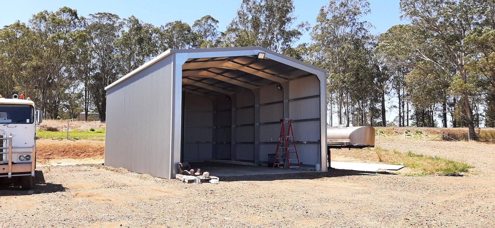 Large Open Shed Kit — Shed Kits in Lismore, NSW