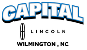 Capital Lincoln Wilmington, NC dealership logo in blue and black