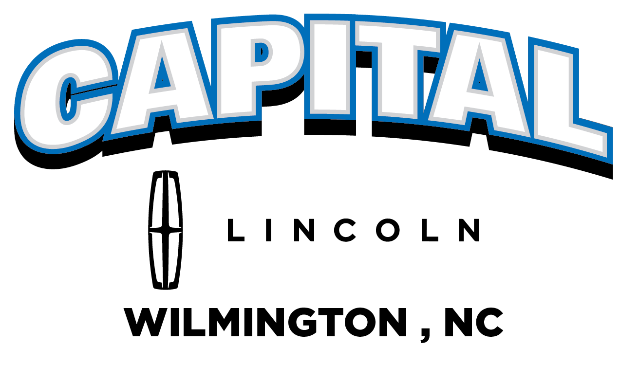 Capital Lincoln Wilmington, NC dealership logo in blue and black