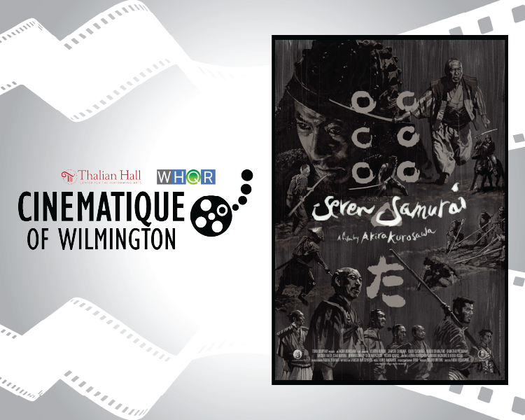 Cinematique of Wilmington logo beside a black-and-white 