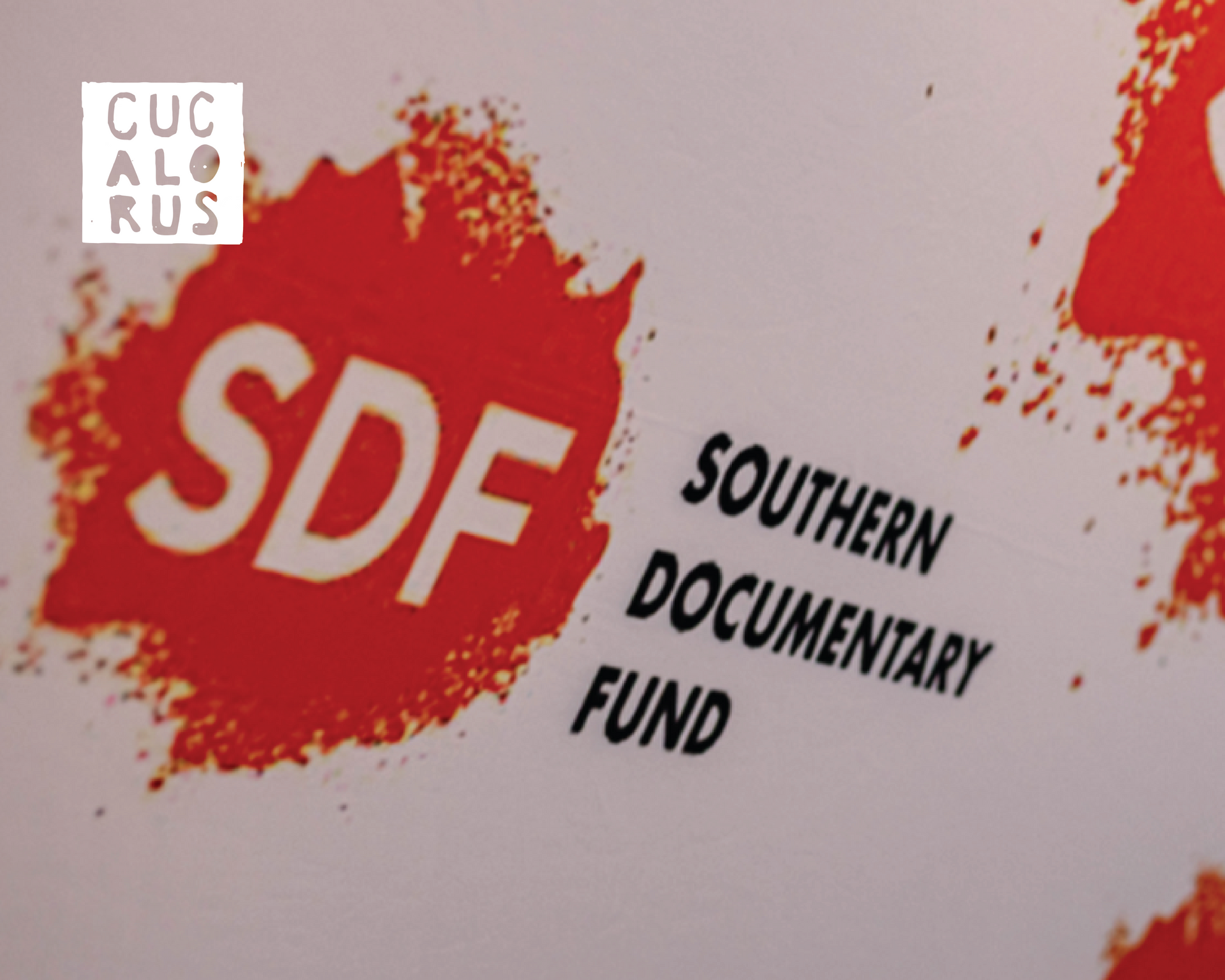 SDF Southern Documentary Fund logo in red and black on a light background