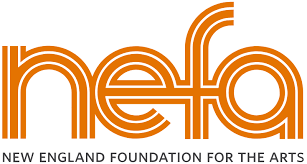 Orange NEFA logo with “New England Foundation for the Arts” text underneath