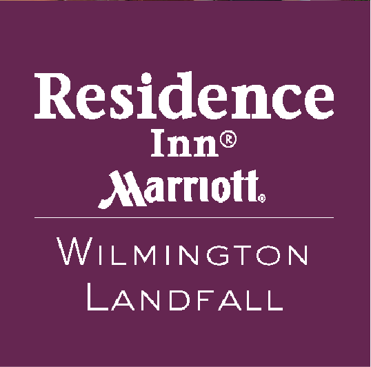 Residence Inn Marriott Wilmington Landfall logo on a purple background