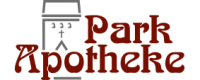 Ein rot-weißes Logo für die Park-Apotheke