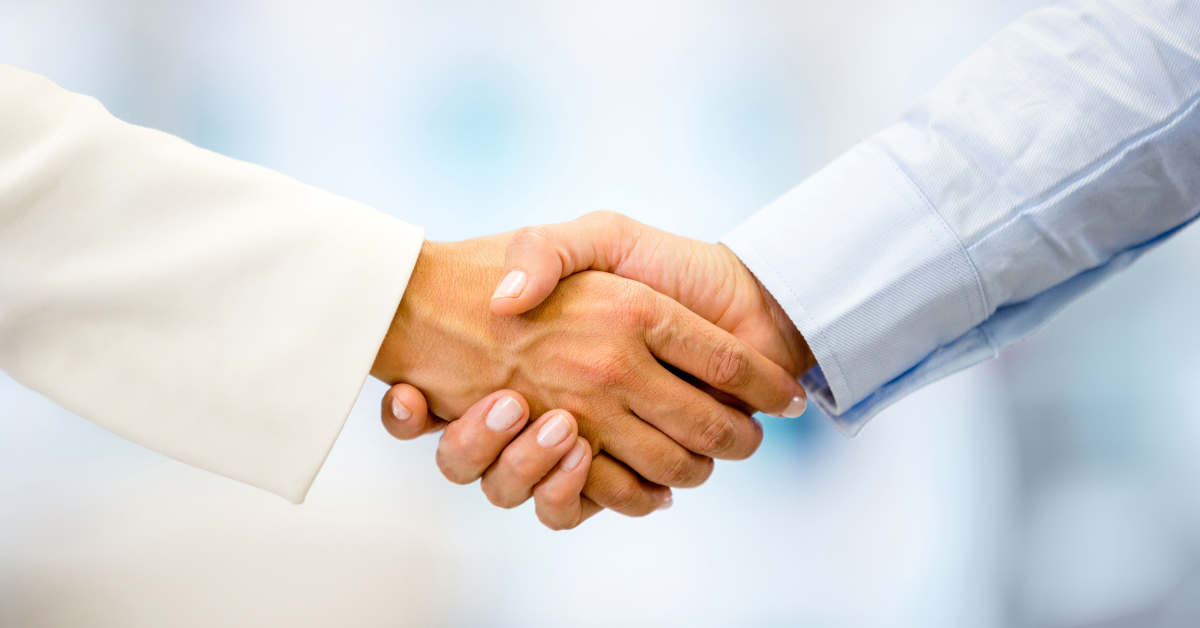 Agreement handshake