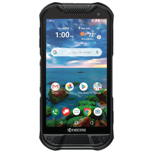 A cell phone with the time of 1:23 on it