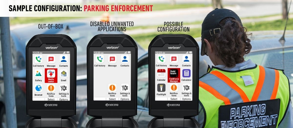 kyocera mobile phones for law enforcement