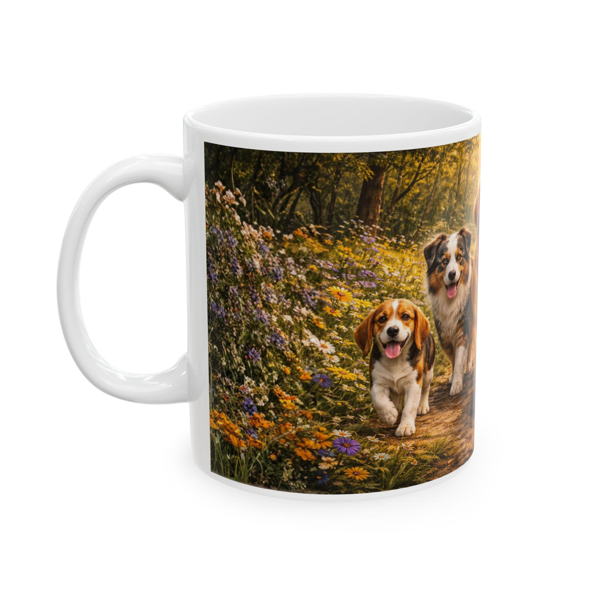 Honden Lopend Natuur Mok