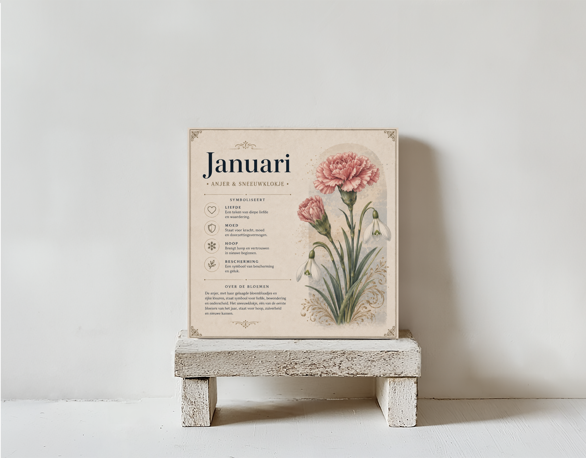 Geboortebloem Januari