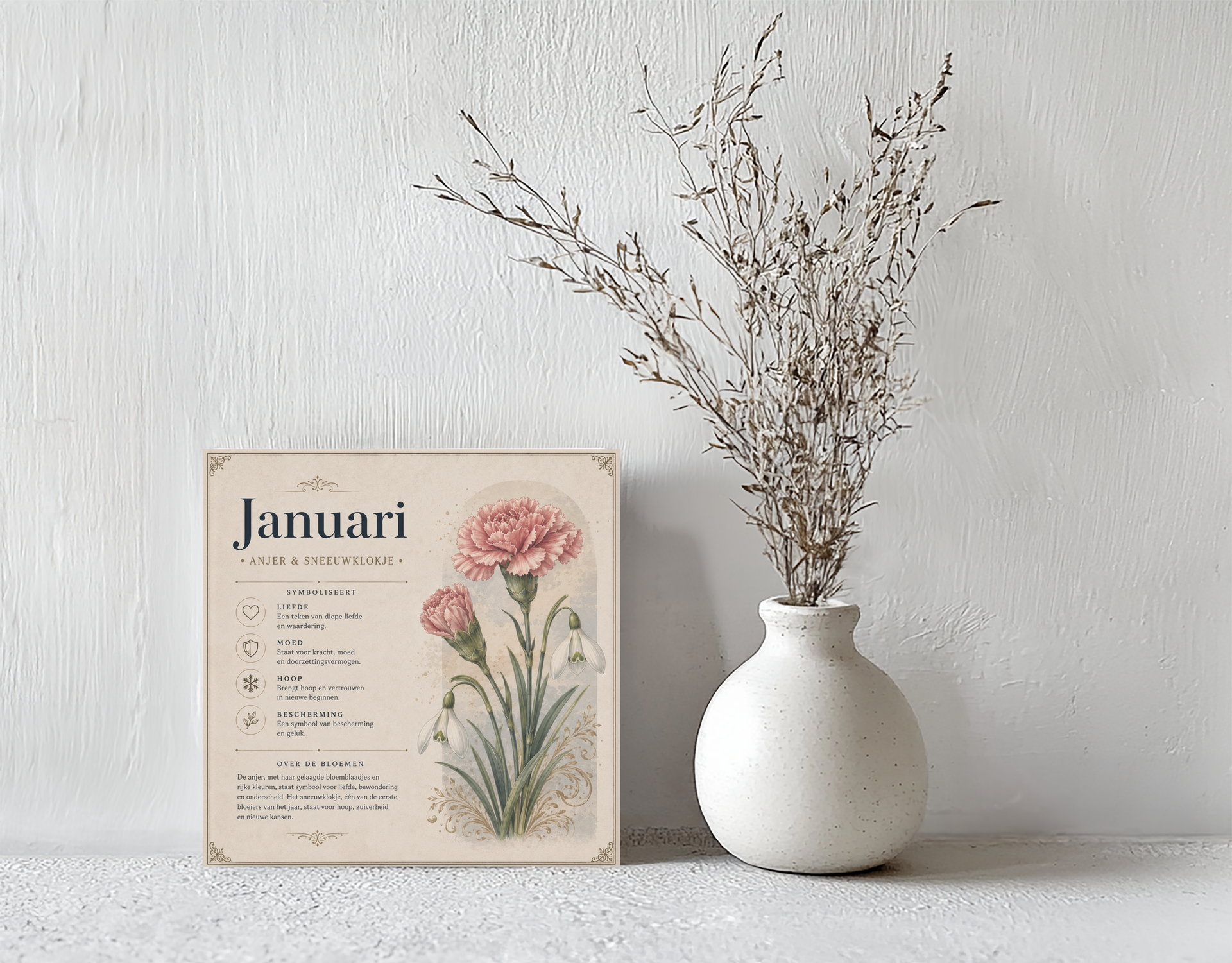Geboortebloem Januari