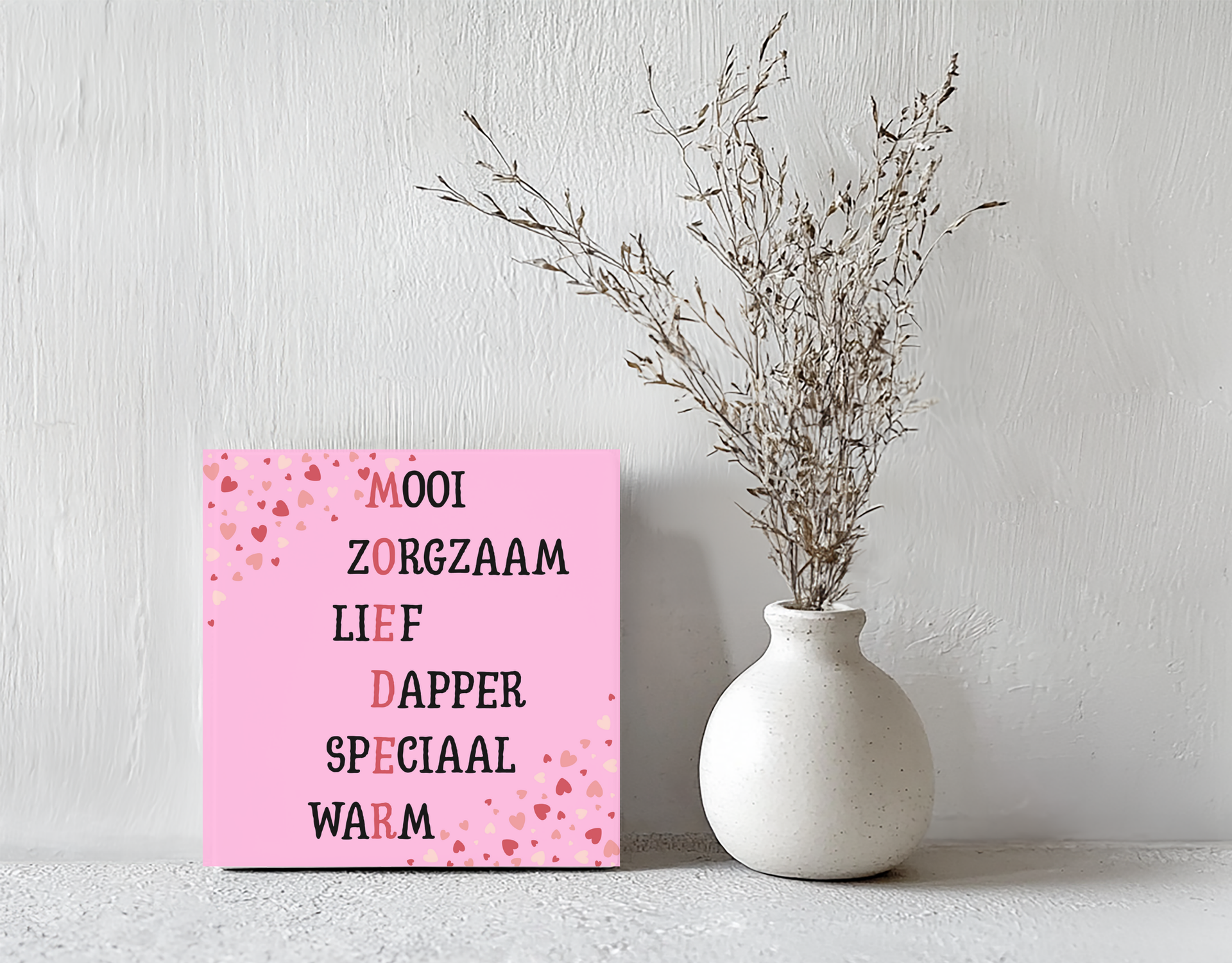 Tegeltje mama steen