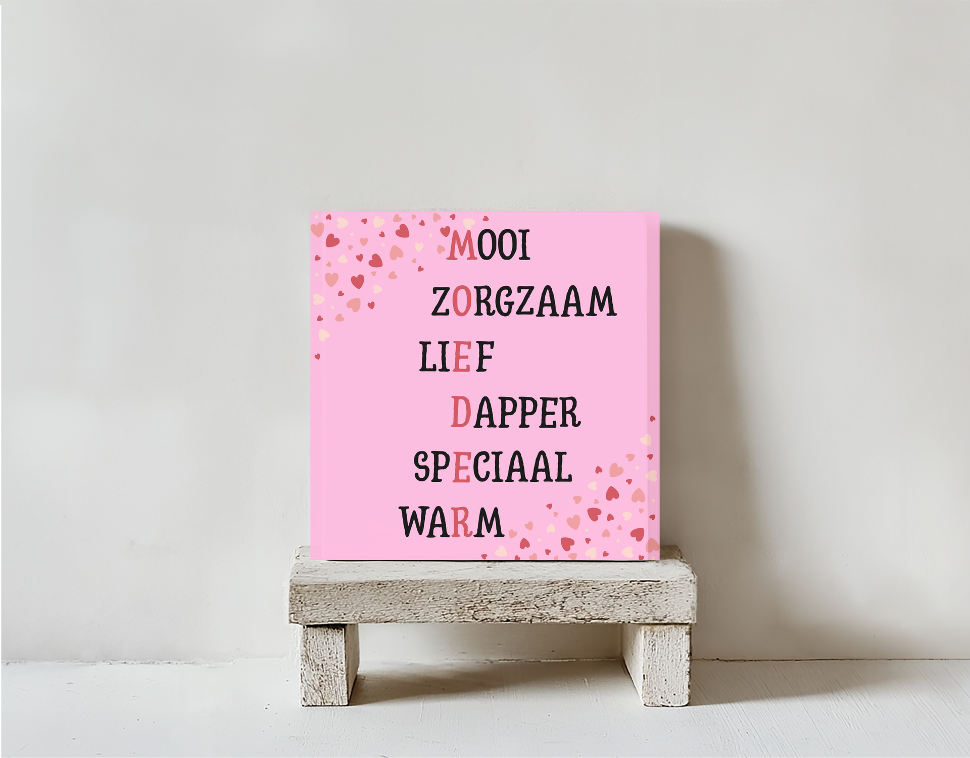 Tegeltje mama steen