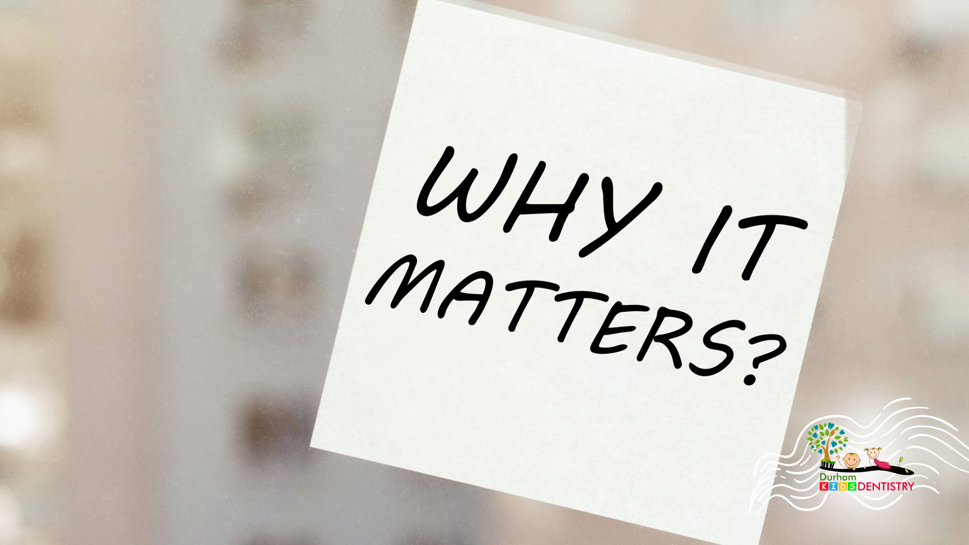 White sticky note with 