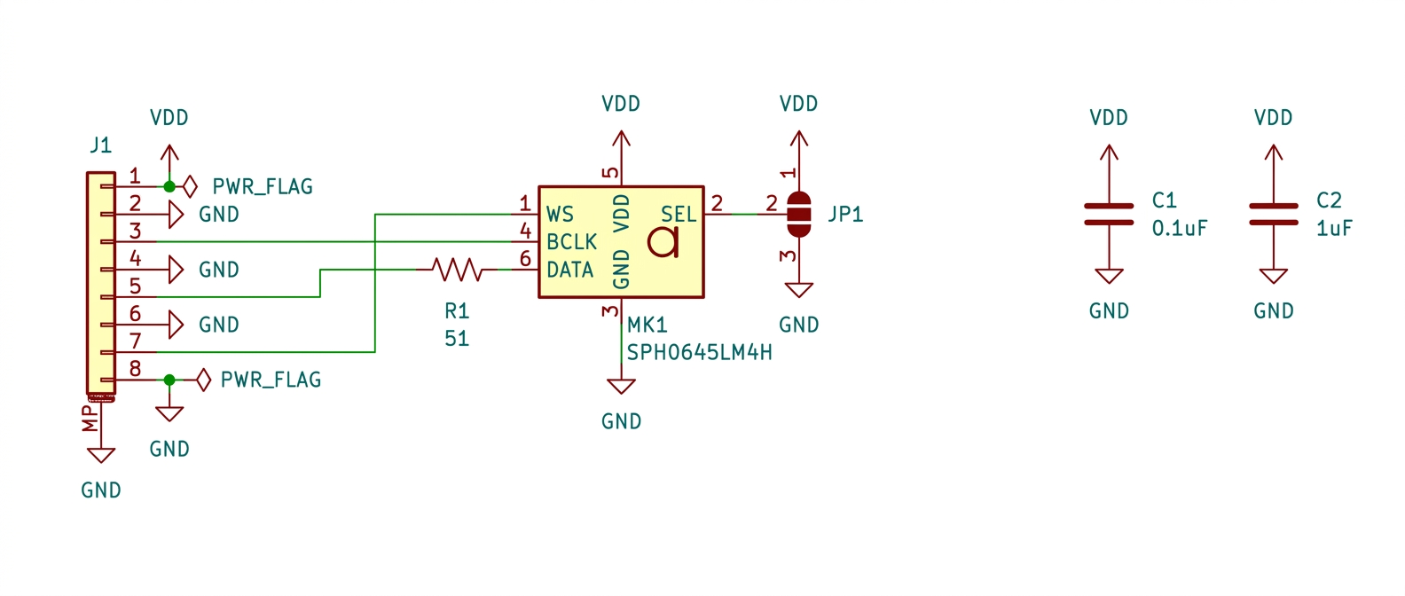 microphone pcb schematic