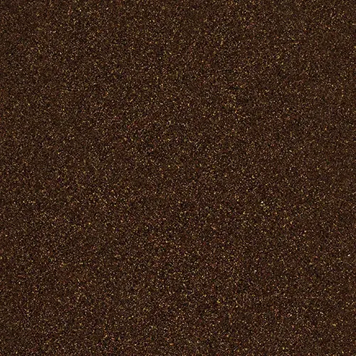 Dark brown grainy texture with multicolored speckles