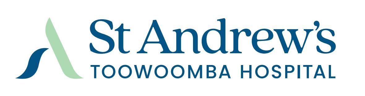 The logo for st andrew 's toowoomba hospital