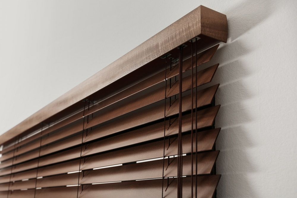 Brown Roll Up Blinds — Window Furnishing Services in Gold Coast, NSW