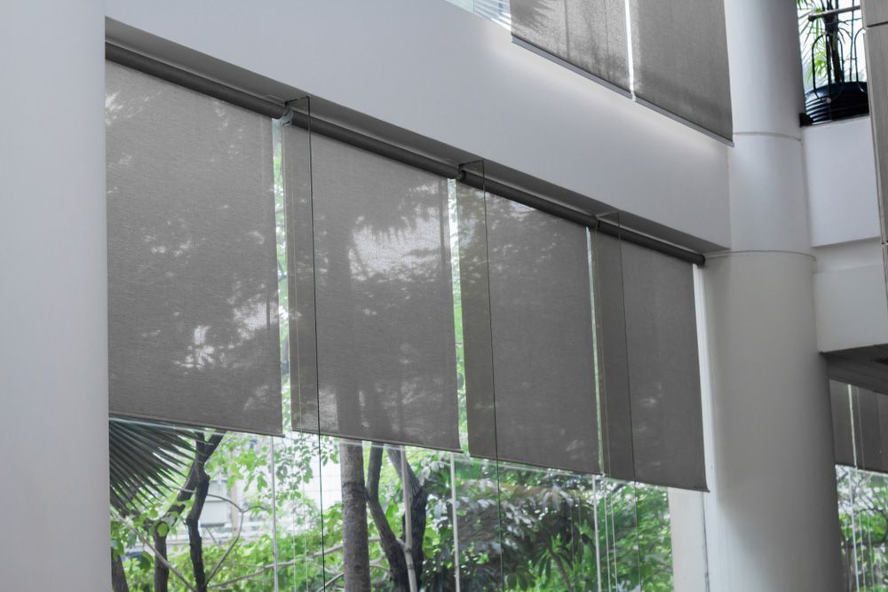 Close up Luxury Long Blind — Window Furnishing Services in Burleigh Heads, NSW