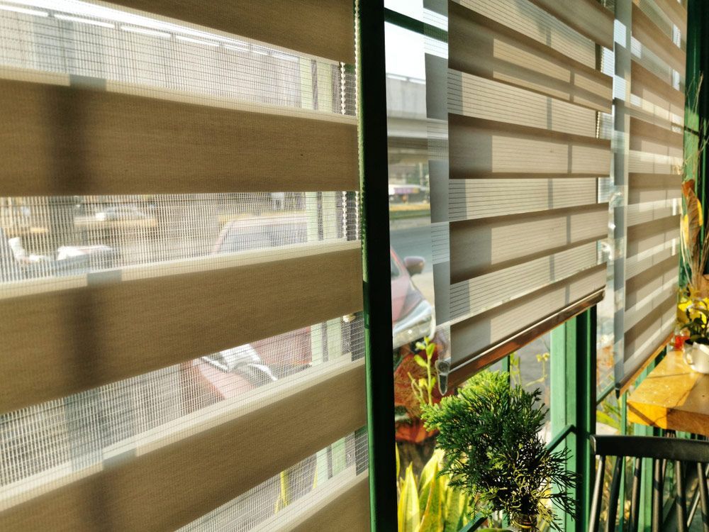 Half Open Blinds — Window Furnishing Services in Tweed Heads, NSW