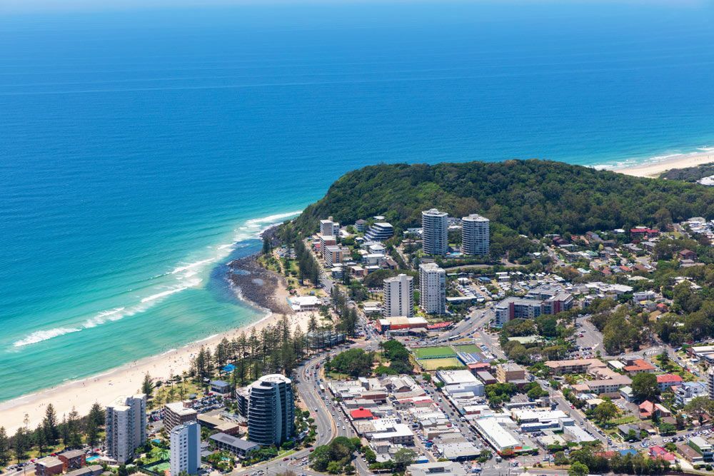 Sunny view of Burleigh Heads on the Gold Coast — Window Furnishing Services in Burleigh Heads, NSW