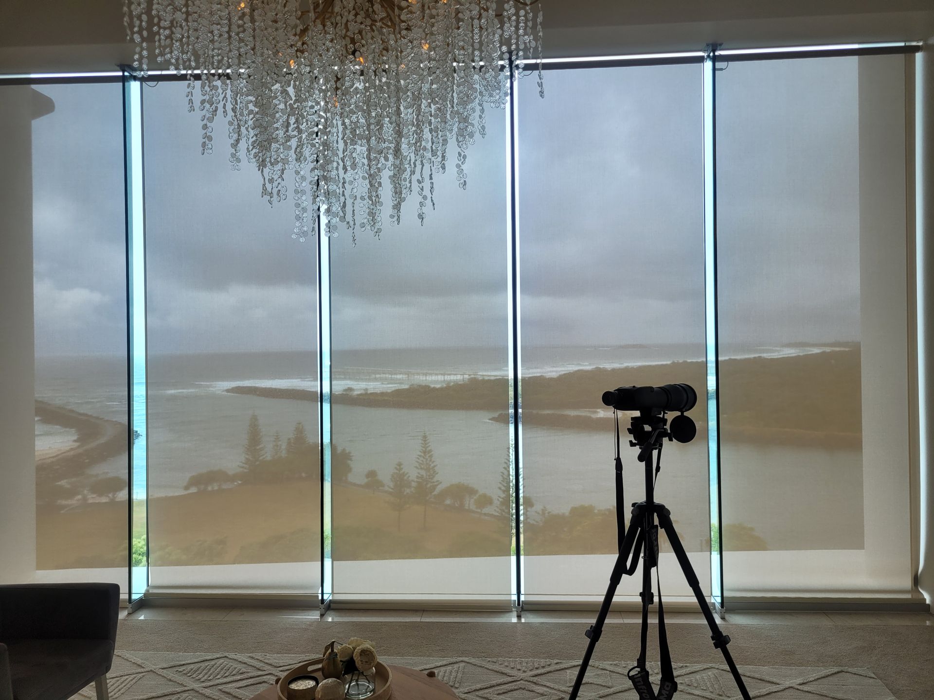 Blinds with Beach in Background — Curtain Cleaning in Tweed Heads, NSW