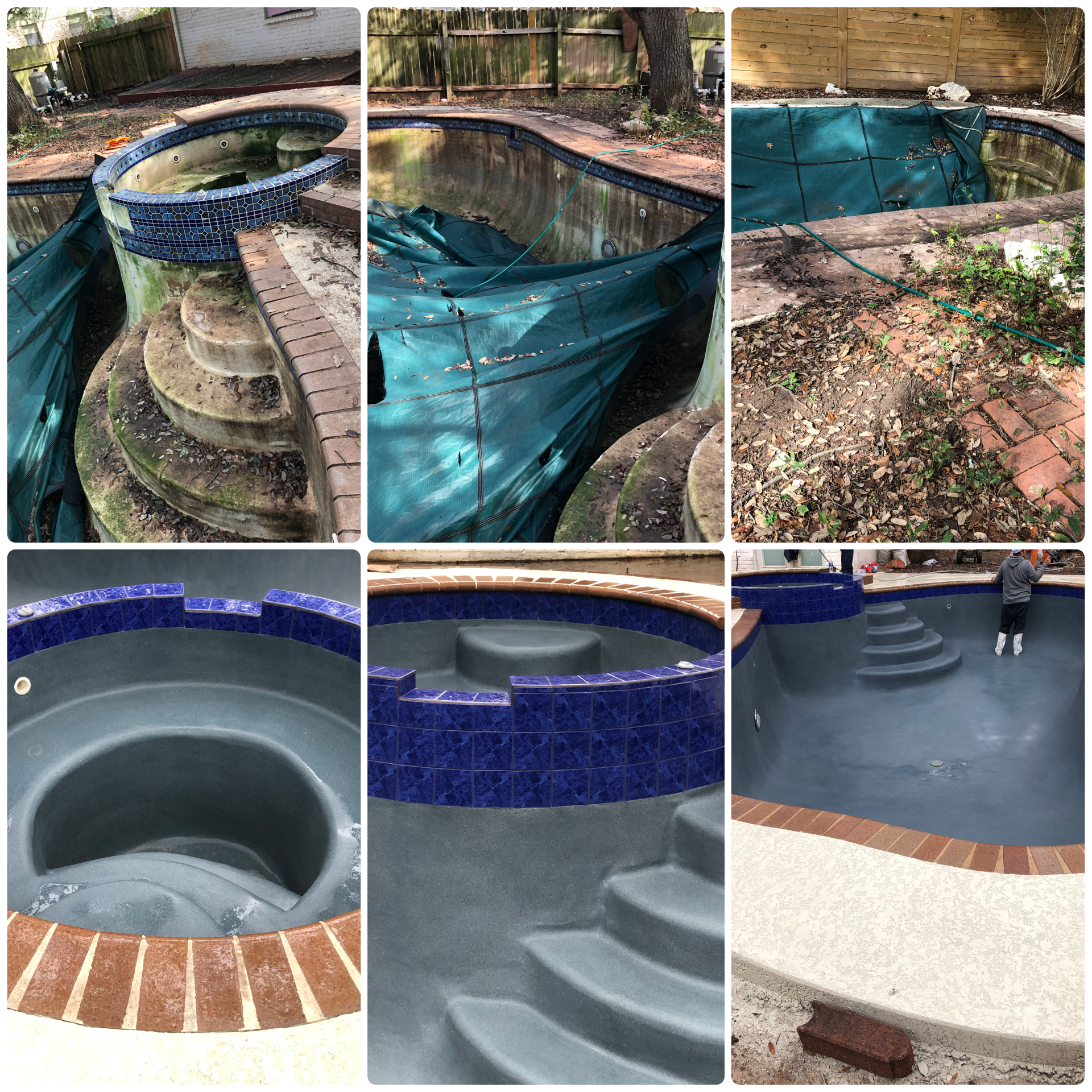 Renovation/Plaster,Tile, Concrete, Spray Decking and equipment upgrade