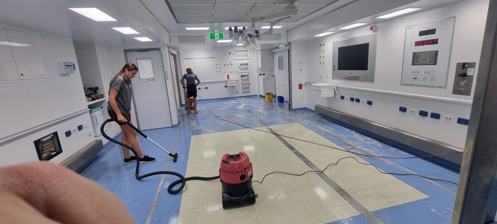 Prosperpine Hospital Mobile Theatre — Kristal Kleen Services in Jubilee Pocket, QLD