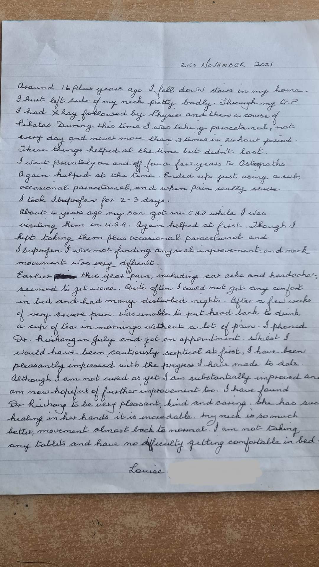 Acupuncturist Dr Ruihong Chinese Clinic