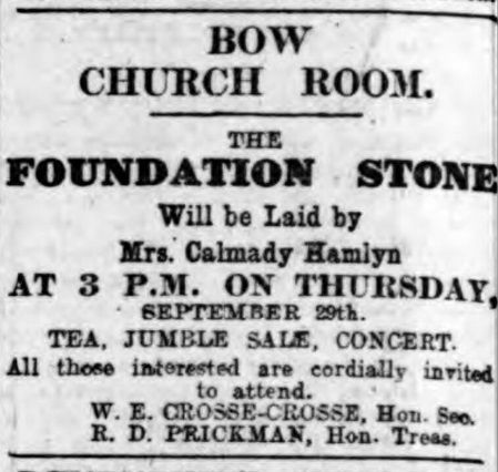 Advert 23 September 1910