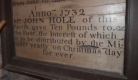 Charity Board, Bow Church