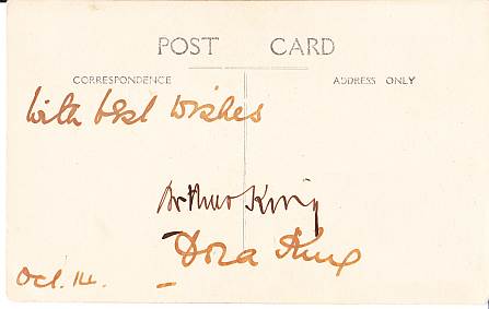 Back of photograph opposite