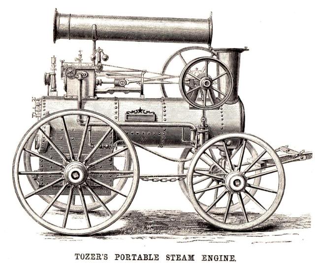 Tozer's Portable Steam Engine. 1871