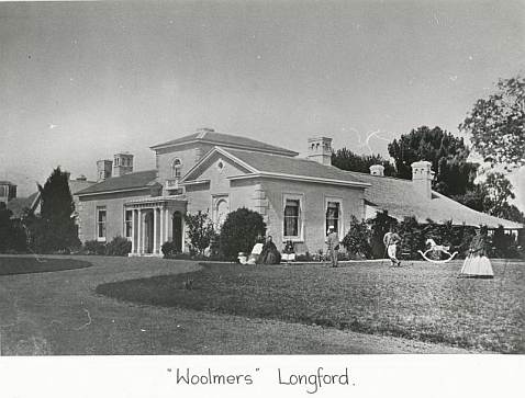 Woolmers in 1868. Click for recent image