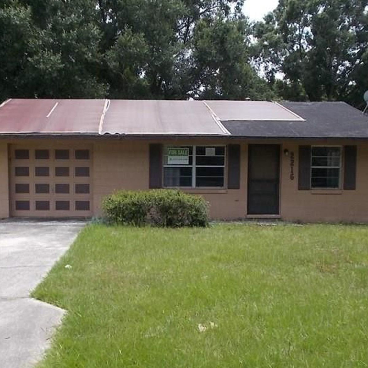 Bank REO Auction House Flip - BEFORE Photo 