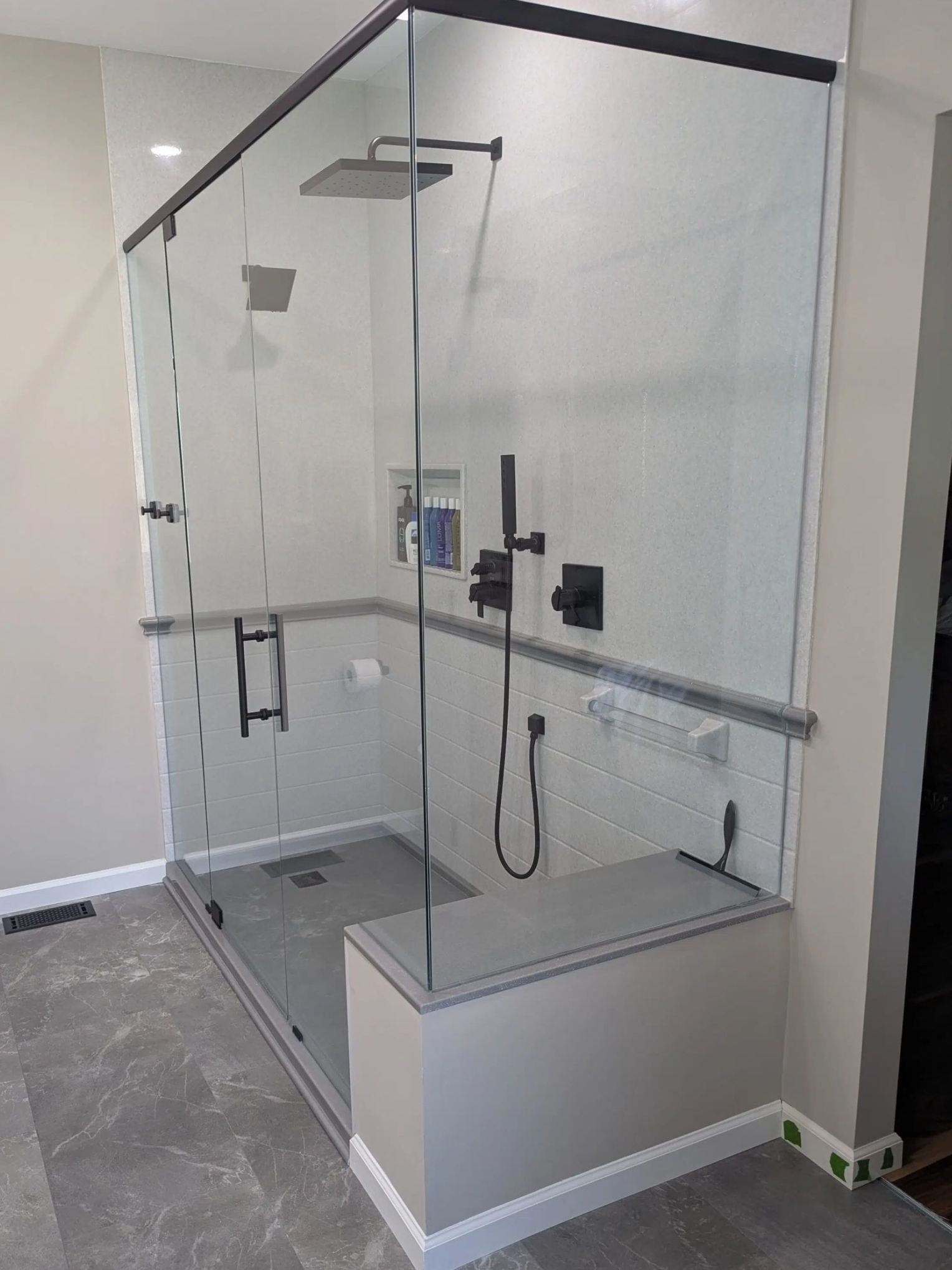 Tub to Shower conversion Custom Shower System Solution Hutchison Brothers Russellville AR