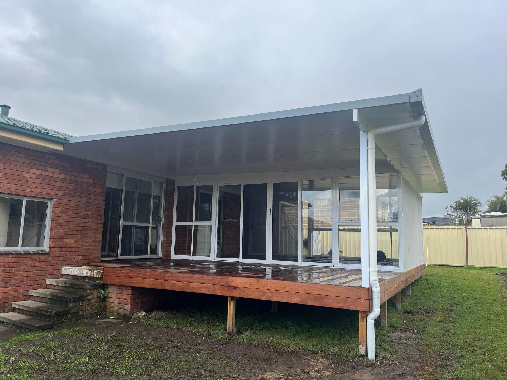 House With Deck And Roof — Caprice Home Additions In Taree, NSW