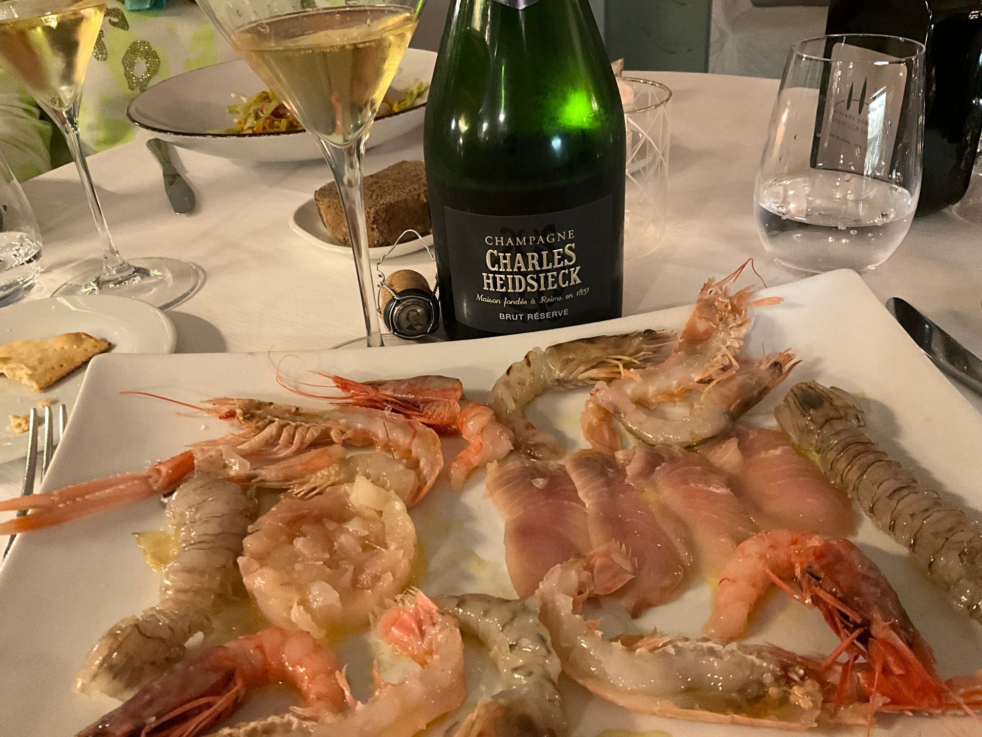 Charles Heidsieck Brut Réserve  im Acqua Pazza, Bologna