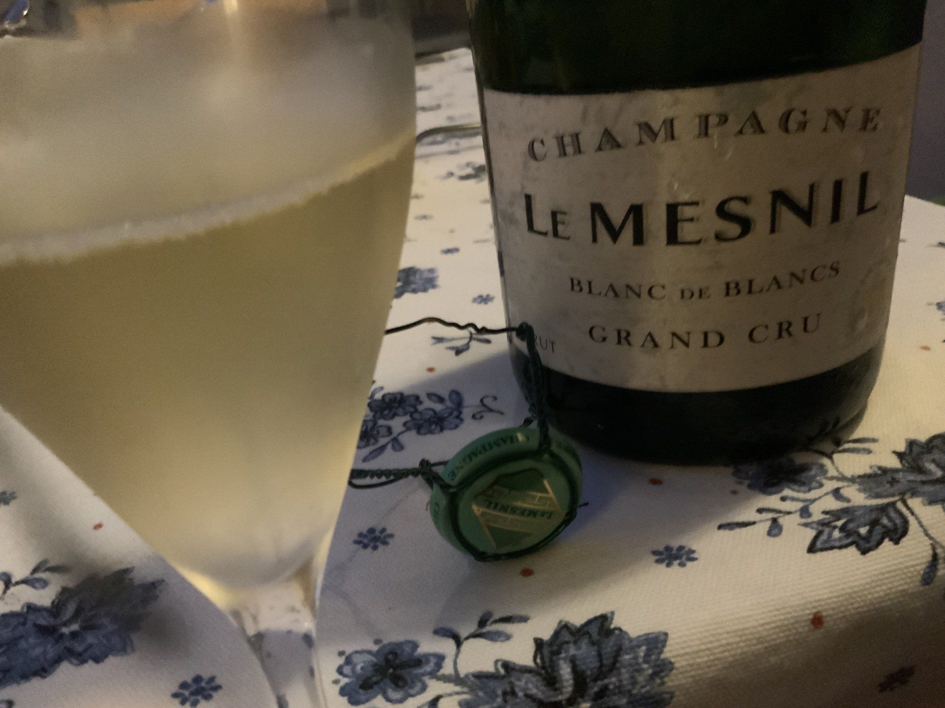 Champagne le Mesnil Blanc de Blanc Champagne le Mesnil Blanc de Blanc