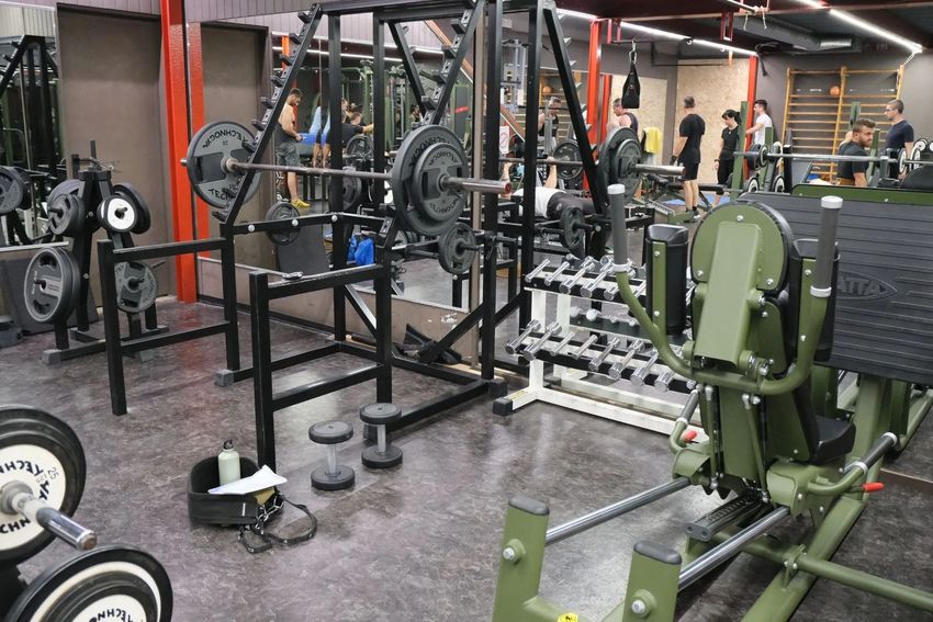 Ambienti della palestra Athletic Club