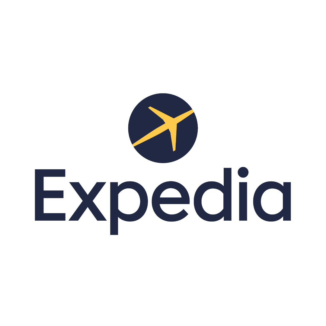 Expedia logo – Athenaos Travel & Tours official partner on Expedia.