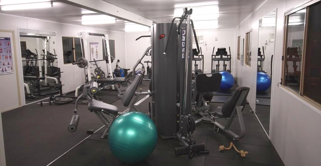 Weight machines and exercise equipment in the second 24-hour gym at Collie Hills Village